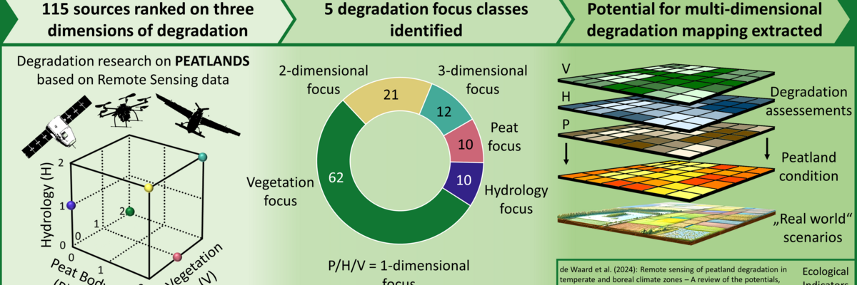 Peatland degradation and trajectories