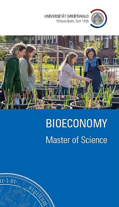 Coverbild Studienfachflyer Master Bioeconomy, © Universität Greifswald Coverbild Studienfachflyer Master Bioeconomy