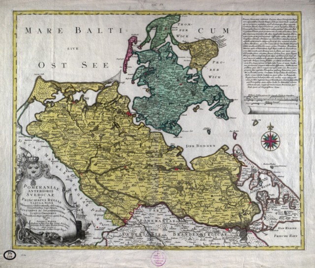 Alte Karten von Pommern